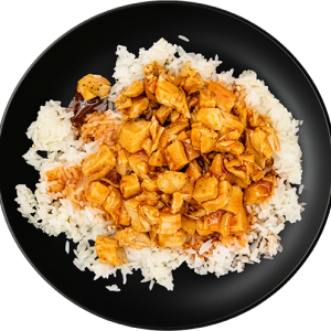 Bang Bang Chicken + Garlic Butter Rice