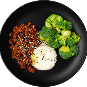 Korean BBQ Beef + Jasmine Rice + Broccoli
